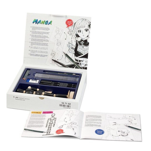 Faber-Castell - Pitt Artist Pen India ink pen, Manga Starter Set (167152) 1