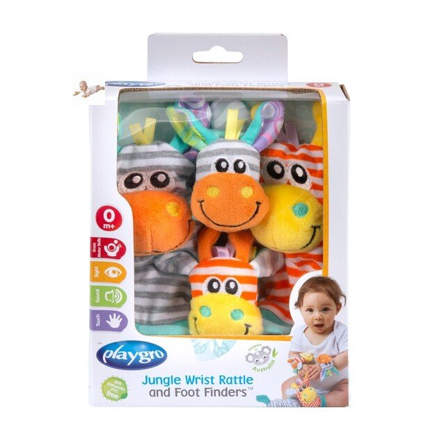 Playgro - Wrist Rattle and Foot Fingers  (10188406) 4