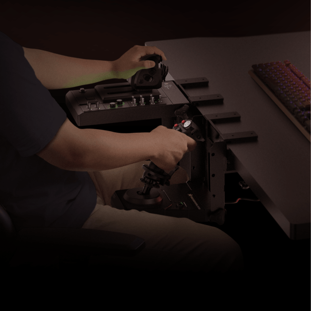 HORI - HORI HOTAS Flight Control System & Mount for PC (Windows 11/10) High-End Flight Stick & Throttle for PC Flight Sims 19