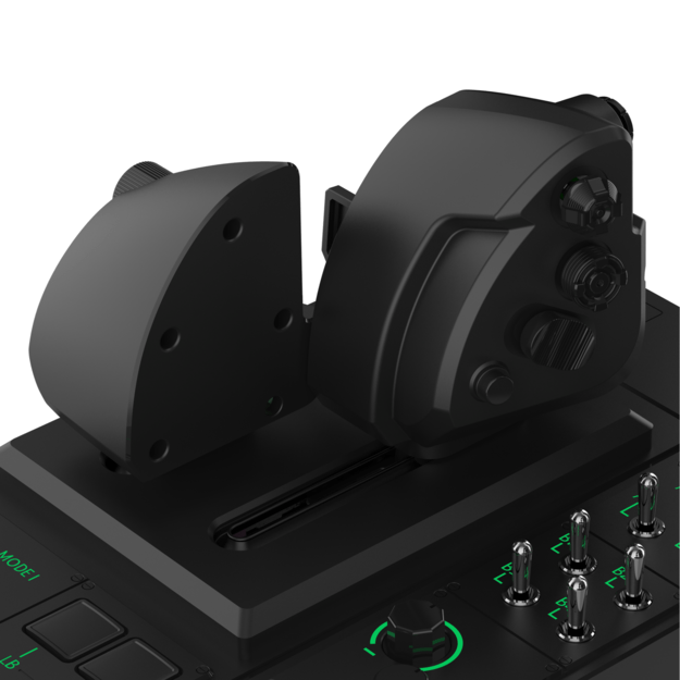 HORI - HORI HOTAS Flight Control System & Mount for PC (Windows 11/10) High-End Flight Stick & Throttle for PC Flight Sims 4