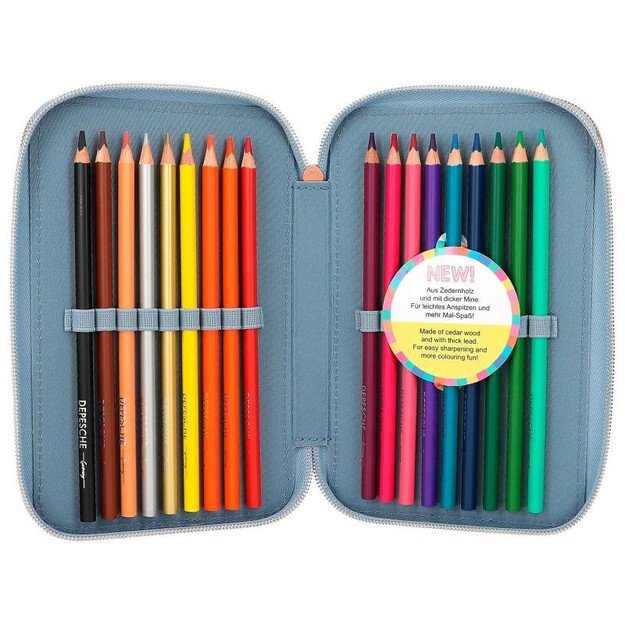 TOPModel Triple Pencil Case with Application CITY GIRLS ( 0412561 ) 3