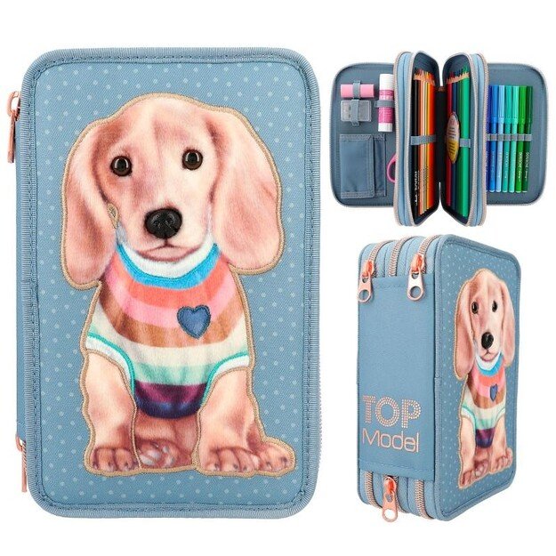 TOPModel Triple Pencil Case with Application CITY GIRLS ( 0412561 ) 5