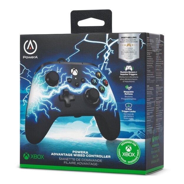 PowerA Advantage Wired Controller - Xbox Series X/S - Arc Lightning 10