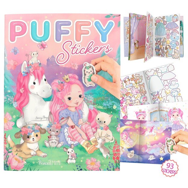 Princess Mimi Puffy Sticker Book ( 0412491 ) 3