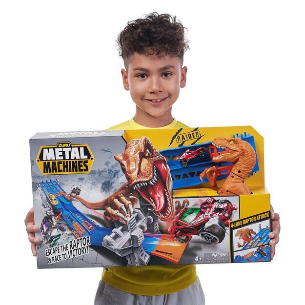 Metal Machines - Playset - 4 Lane Raptor Attack Set (6740) 7