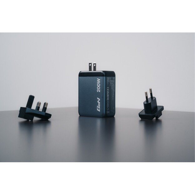 Verbatim - GNC-200 GaN Charger 4 Port 200W USB-A/USB-C 6