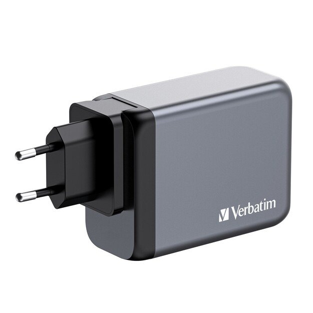 Verbatim - GNC-200 GaN Charger 4 Port 200W USB-A/USB-C 3