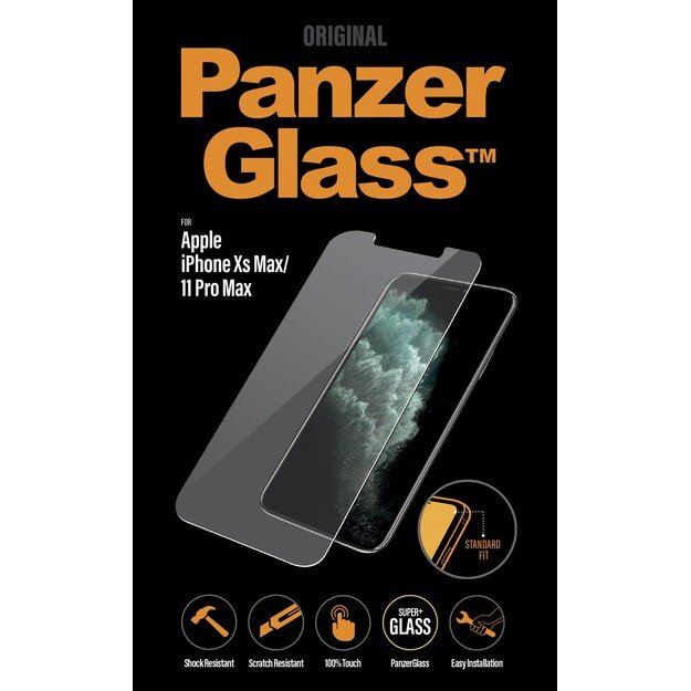 PanzerGlass - Screen Protector Apple iPhone 11 Pro Max - Xs Max - Standard Fit 2