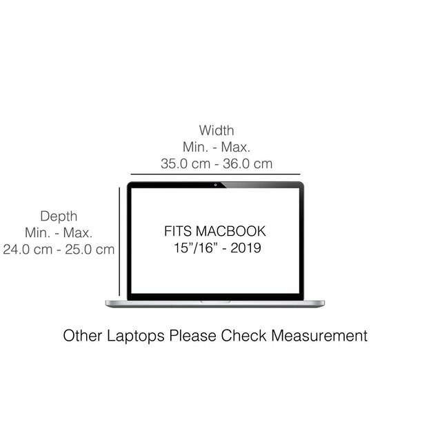 Philbert - Sun Shade & Privacy Sleeve/Bag Hemp MacBook 15-16'', Black 4