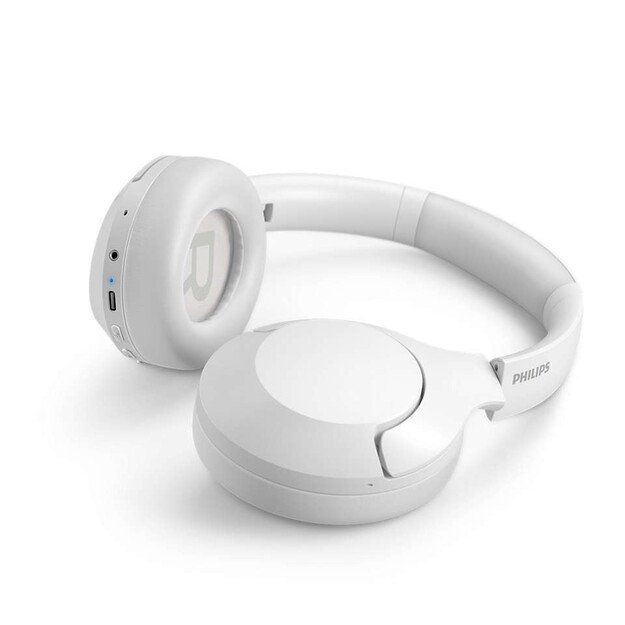 Philips  Audio - TAH8506BK ANC Over Ear Bluetooth Headphones - White 4