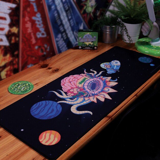 Rick & Morty Desk Pad & Coaster Set 5