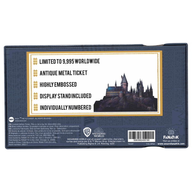Harry Potter Limited Edition Replica Hogwarts Express Train Ticket 4
