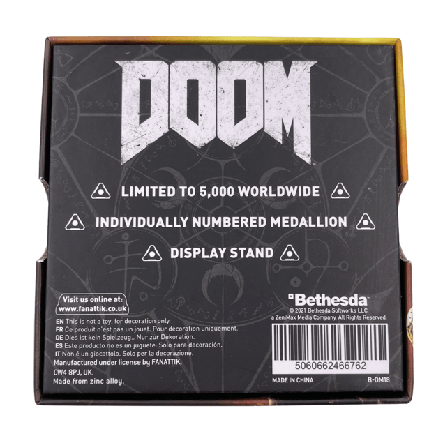 DOOM Limited Edition Pinky Medallion 2