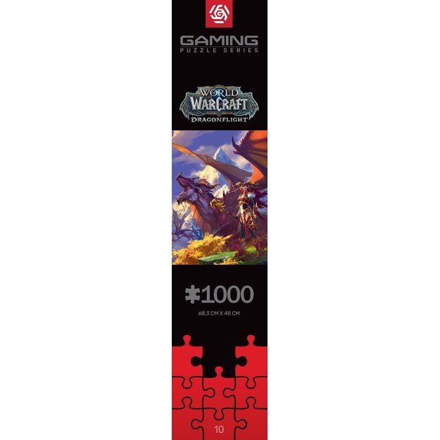 GAMING PUZZLE: WORLD OF WARCRAFT DRAGONFLIGHT ALEXSTRASZA PUZZLES - 1000 3