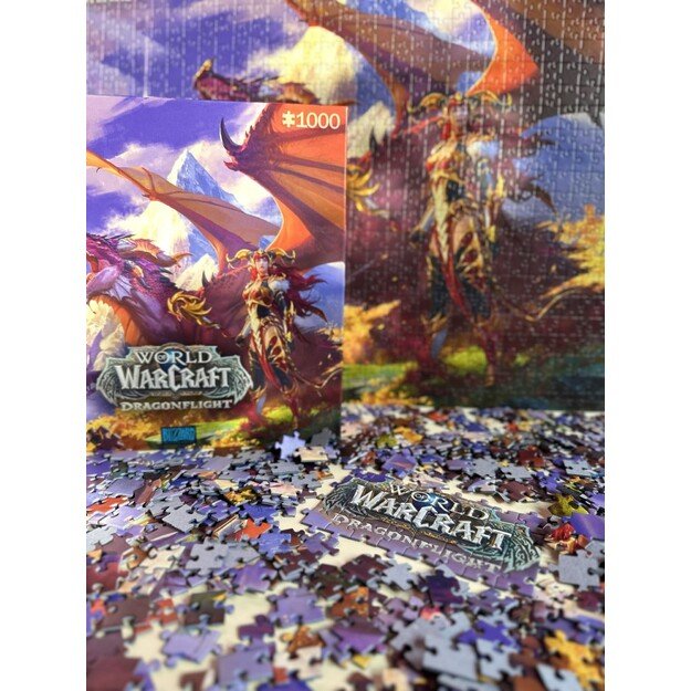 GAMING PUZZLE: WORLD OF WARCRAFT DRAGONFLIGHT ALEXSTRASZA PUZZLES - 1000 7