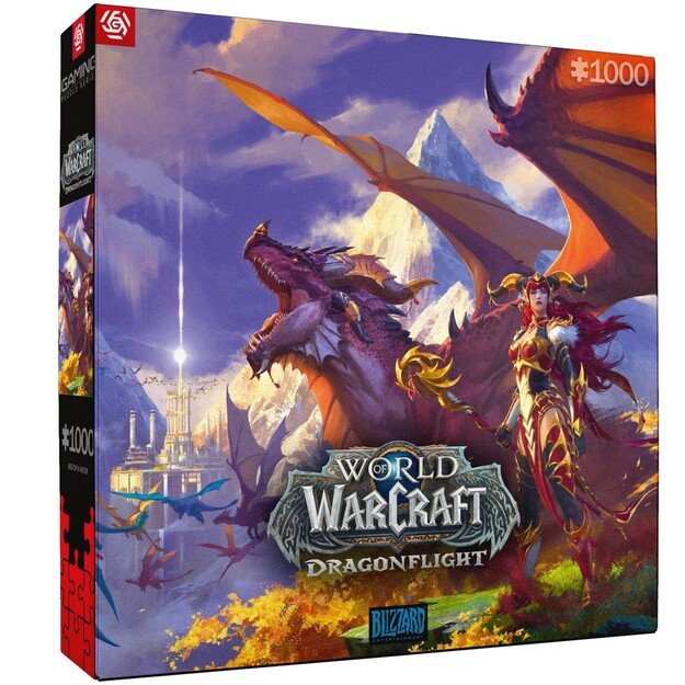GAMING PUZZLE: WORLD OF WARCRAFT DRAGONFLIGHT ALEXSTRASZA PUZZLES - 1000 6