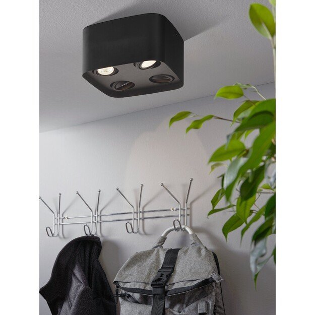 EGLO - Caminales-Z ceiling lamp black 24x24 - RGB + TW - Zigbee, Bluetooth 2