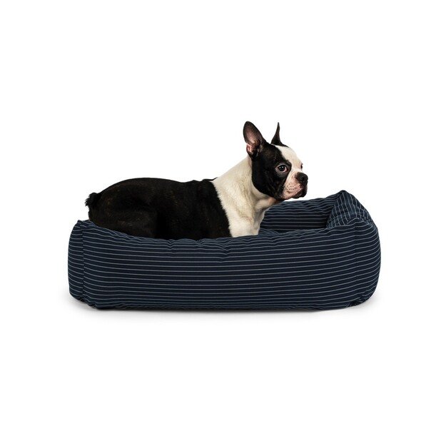 Fossflakes - PetBed Small 50x70 Navy Pinstripe - (PET-BED-050-070-103) 3