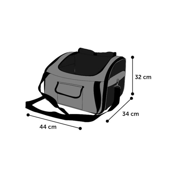 Flamingo - Car Seat Ida Grey 44x34x32cm - (540058508309) 3