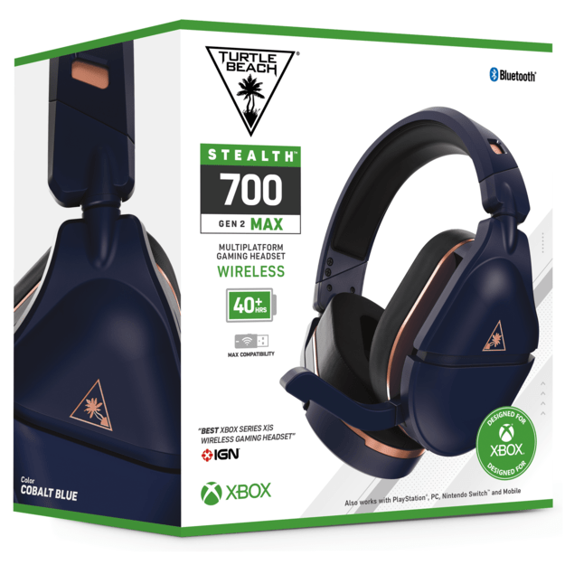 Turtle Beach Stealth 700X Gen2 MAX Cobalt Blue Wireless Headset 9