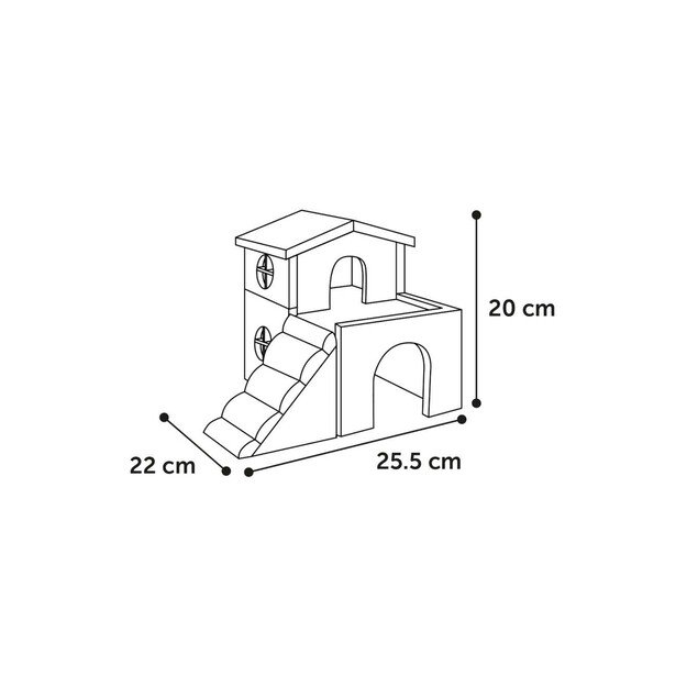 Flamingo - House for hamsters and mice, Keldry - (540058516233) 2