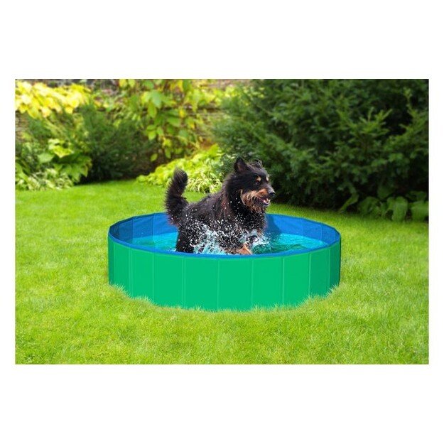 Flamingo - Doggy Splash Pool Green/Blue M - 120X30CM  (540058500218) 1