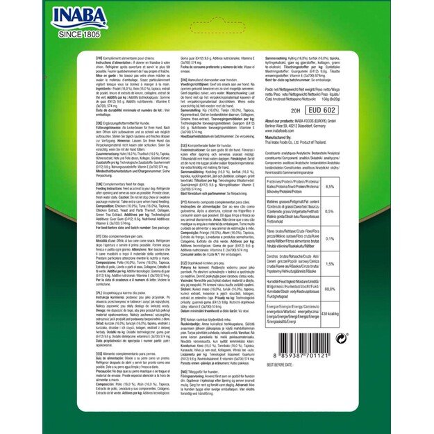 CHURU - Chicken With Tuna 8pcs- (675.5042) 1