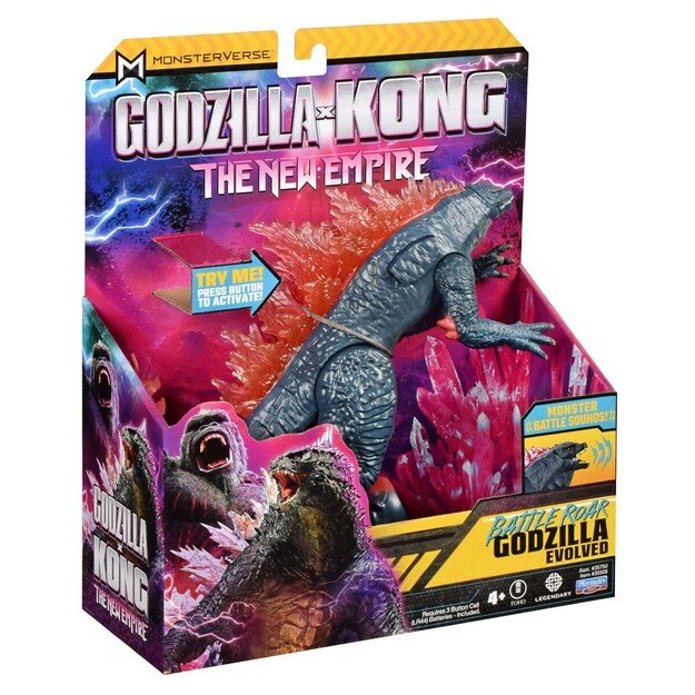 MonsterVerse - Godzilla x Kong Deluxe Battle Roar Godzilla 17,5cm (271-35506) 4