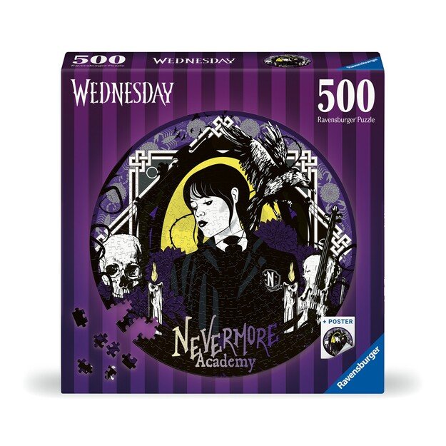 Ravensburger - Puzzle Wednesday Nevermore 500p (10217573) 1