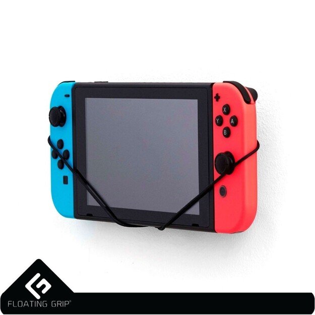 Nintendo Switch Console wall mount by FLOATING GRIP®, Black 4