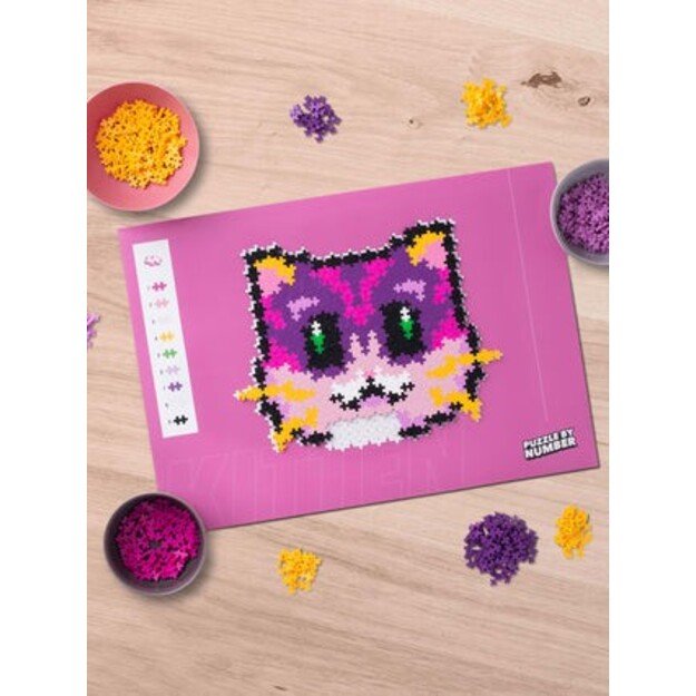 Plus-Plus Puzzle By Number Kitten 500pcs (3960) 3