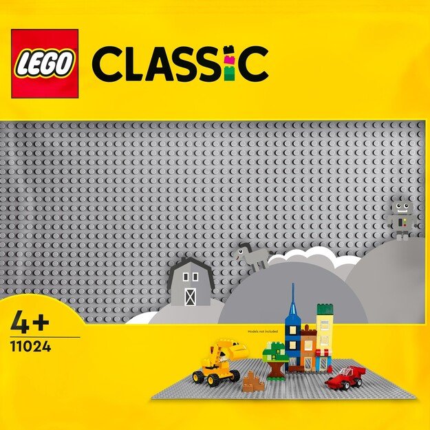 LEGO Classic - Gray Baseplate (11024) 5