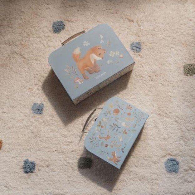 Little Dutch - Suitcase set Forest Friends blue (LD7244) 4