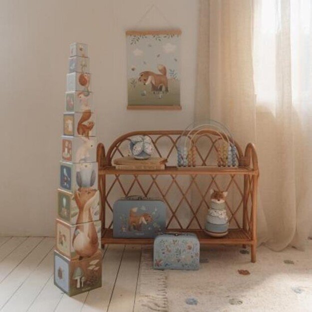 Little Dutch - Suitcase set Forest Friends blue (LD7244) 9