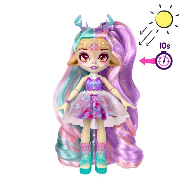 Magic Mixies - Pixlings Galaxy Hair Doll Single PK Deerlee (30528) 3