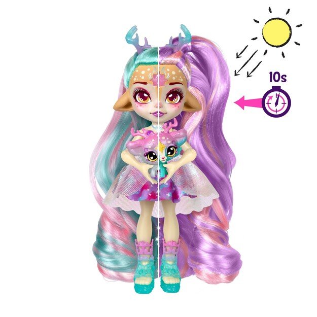 Magic Mixies - Pixlings Galaxy Hair Doll Single PK Deerlee (30528) 5