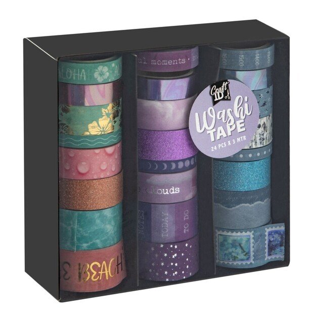 Craft ID - Washi tape 24 pcs Assorted (CR0411/22GE) 1
