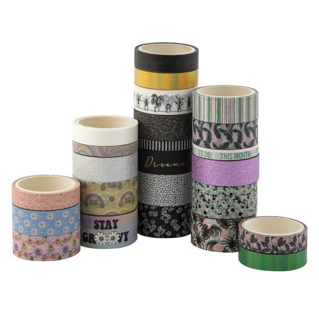 Craft ID - Washi tape 24 pcs Assorted (CR0411/22GE) 2