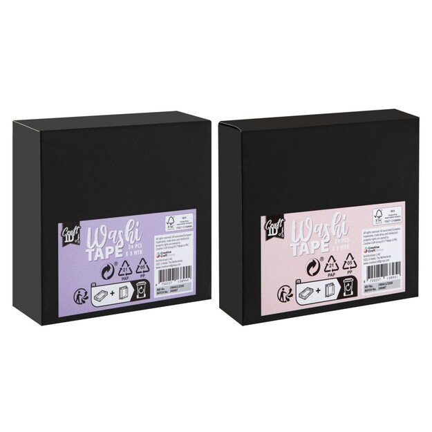 Craft ID - Washi tape 24 pcs Assorted (CR0411/22GE) 8