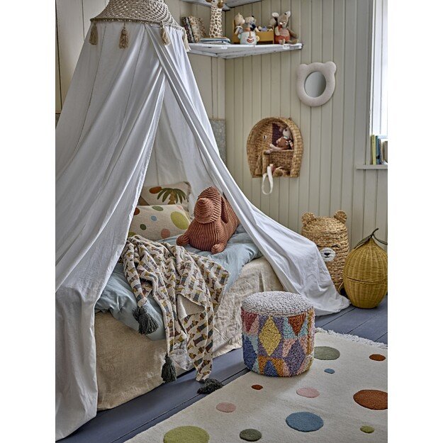 Bloomingville MINI - Baily Wall Mirror - White - Polyester 1