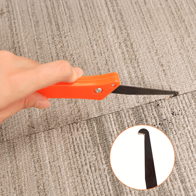 Kabliukinis gremžtukas skiediniui šalinti Silikoninės plytelių siūlės 21 cm 23