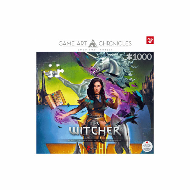 Good Loot Game Art Chronicles Puzzle: The Witcher Yennefer & Salvador Dali (1000 pieces) 1
