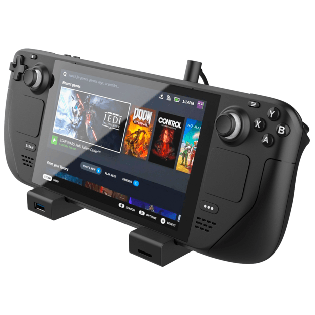 Nyko Steam Deck Power Dock 7-In-1 Usb-C Docking Station 9