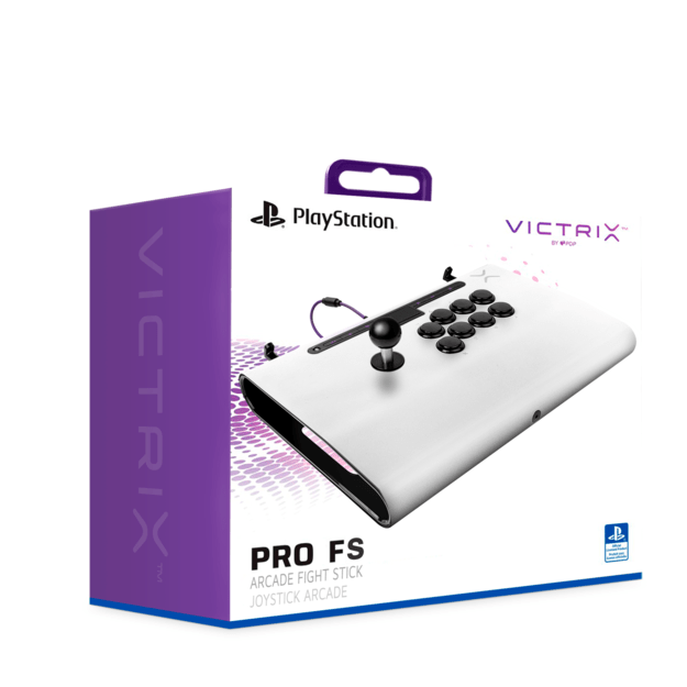 PDP Victrix Pro FS Arcade Fight Stick Blanco Licenciado 3