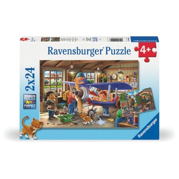 Ravensburger - Airplane & Train Repairs 2x24p - (12004044) 4