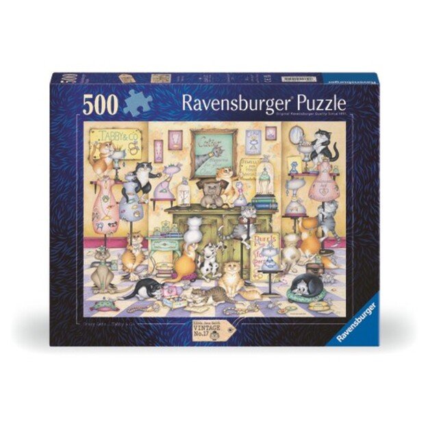 Ravensburger - Crazy Cats Taby & Co. 500p (12001451) 1