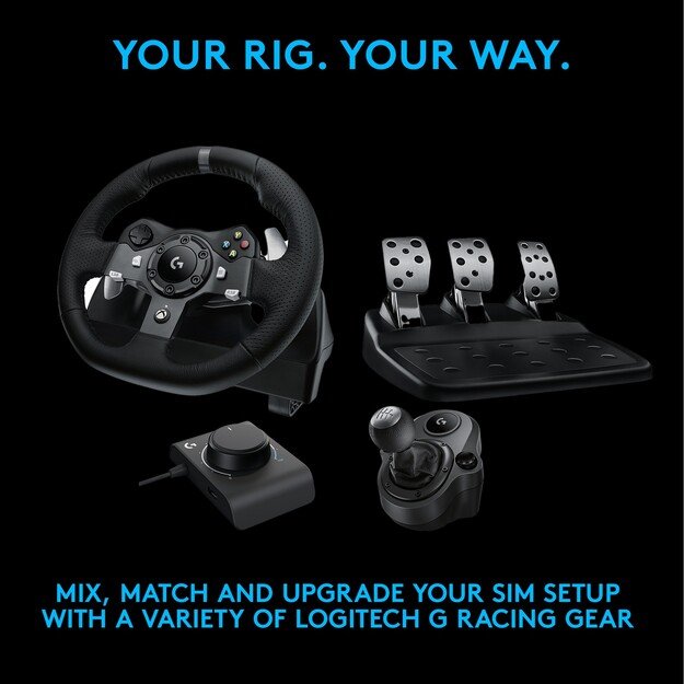 Logitech - G920 Driving Force Racing Wheel incl Astro A10 Gaming Headset Bundle 3