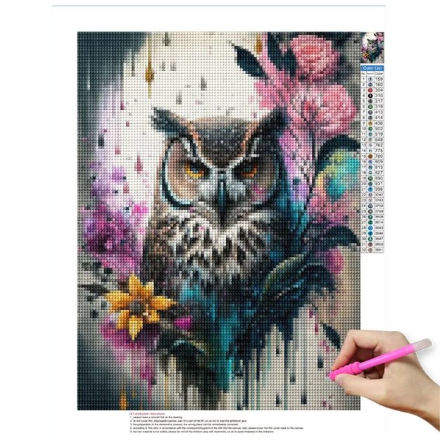 DIAMOND PAINTING AKCESORIA ZESTAW DO HAFTU DIAMENTOWEGO HAFT DIAMENTOWY  10