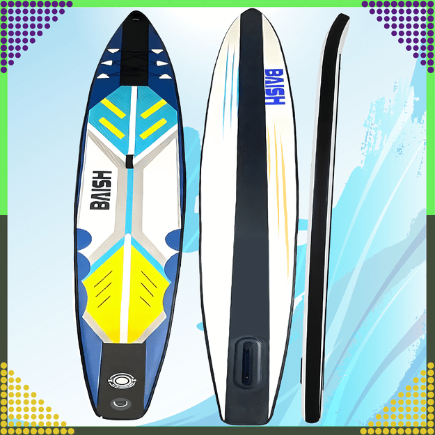 Deska Sup Paddle Board 420 cm Pompowana do Pływania Wytrzymała + Akcesoria 12