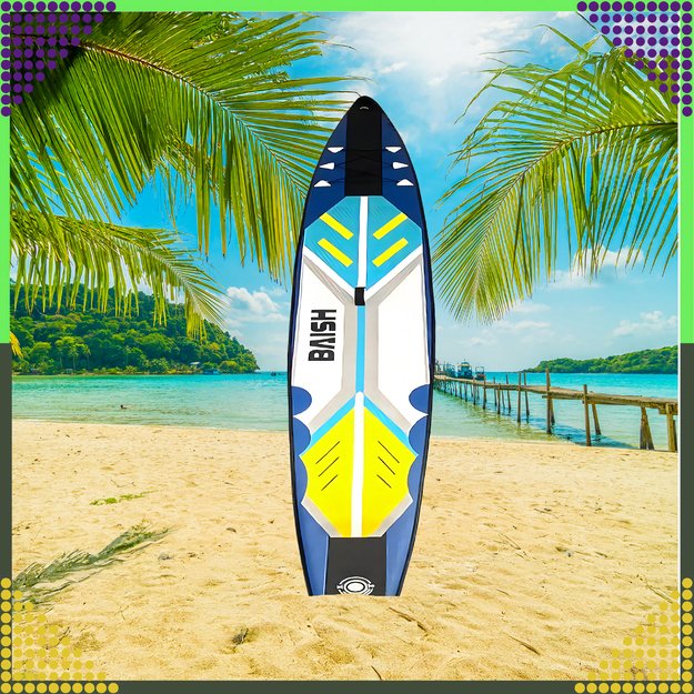 Deska Sup Paddle Board 420 cm Pompowana do Pływania Wytrzymała + Akcesoria 26